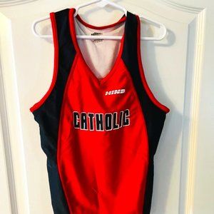 Catholic University Women's Cross-Country Jersey (Small)  HIND Red & Black